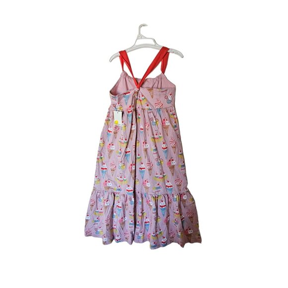Mini Boden Tiered Jersey Maxi Dress French Pink Ice Cream Girls 11 12 Years NWT - Picture 8 of 11